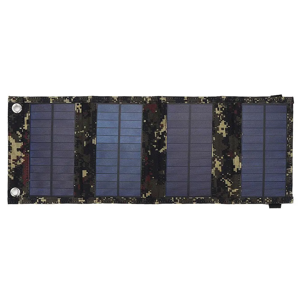 Складний сонячний заряд Solar panel 20w 5V 1.5A з контролером і USB - фото 3
