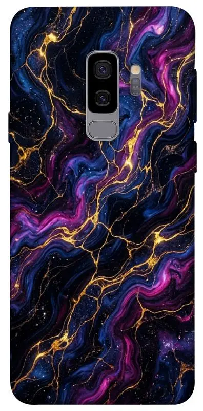 TPU чохол Demsky Purple space marble для Samsung Galaxy S9+
