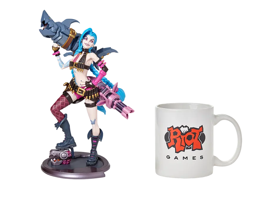 Статуетка Jinx Джинкс Ліга Легенд League of Legends 32 см LOL 22. 38 - фото 4
