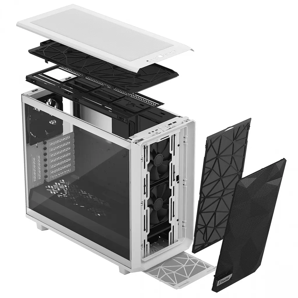 Корпус Fractal Design Meshify 2 White TG Clear Tint (FD-C-MES2A-05) - фото 3