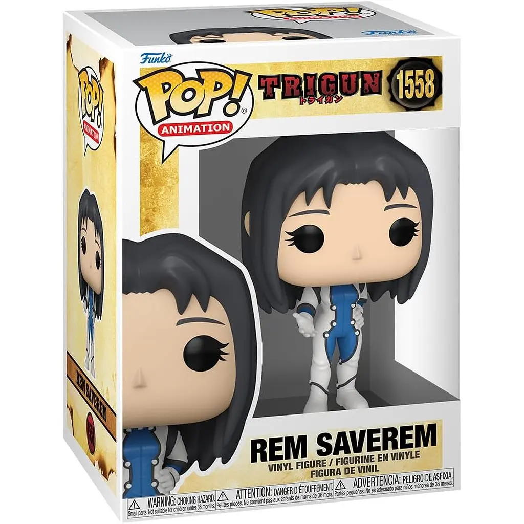 Фігурка Funko Pop Тріган Рем Сейврем Trigun Rem Saverem 10 см T RS E 1558 - фото 3