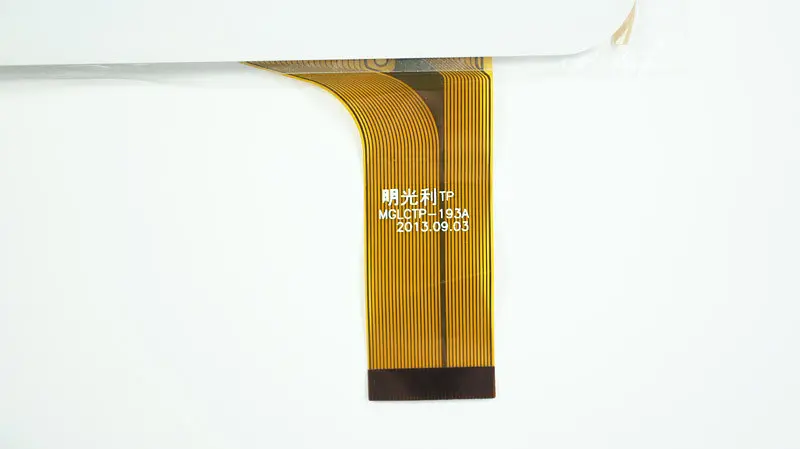 Тачскрін (сенсорне скло) для MGLCTP-193A 9 зовнішній розмір 232*142 мм робочий розмір 197*112 мм 50 pin білий - фото 4