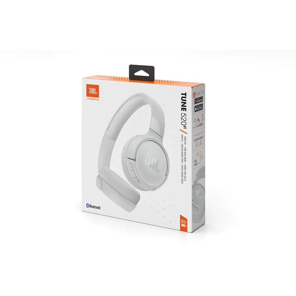 Навушники JBL Tune 520BT White (JBLT520BTWHTEU) - фото 12