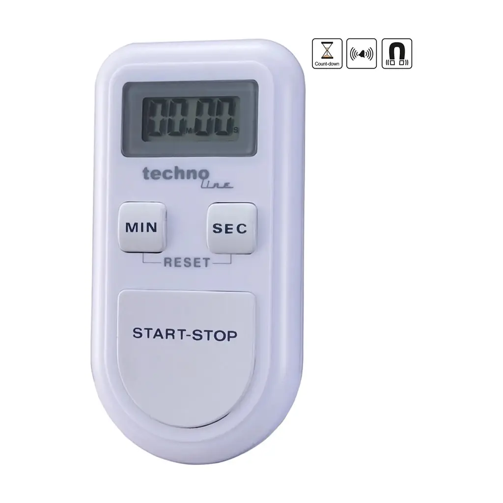 Таймер кухонний Technoline KT100 Magnetic White (KT100) - фото 3