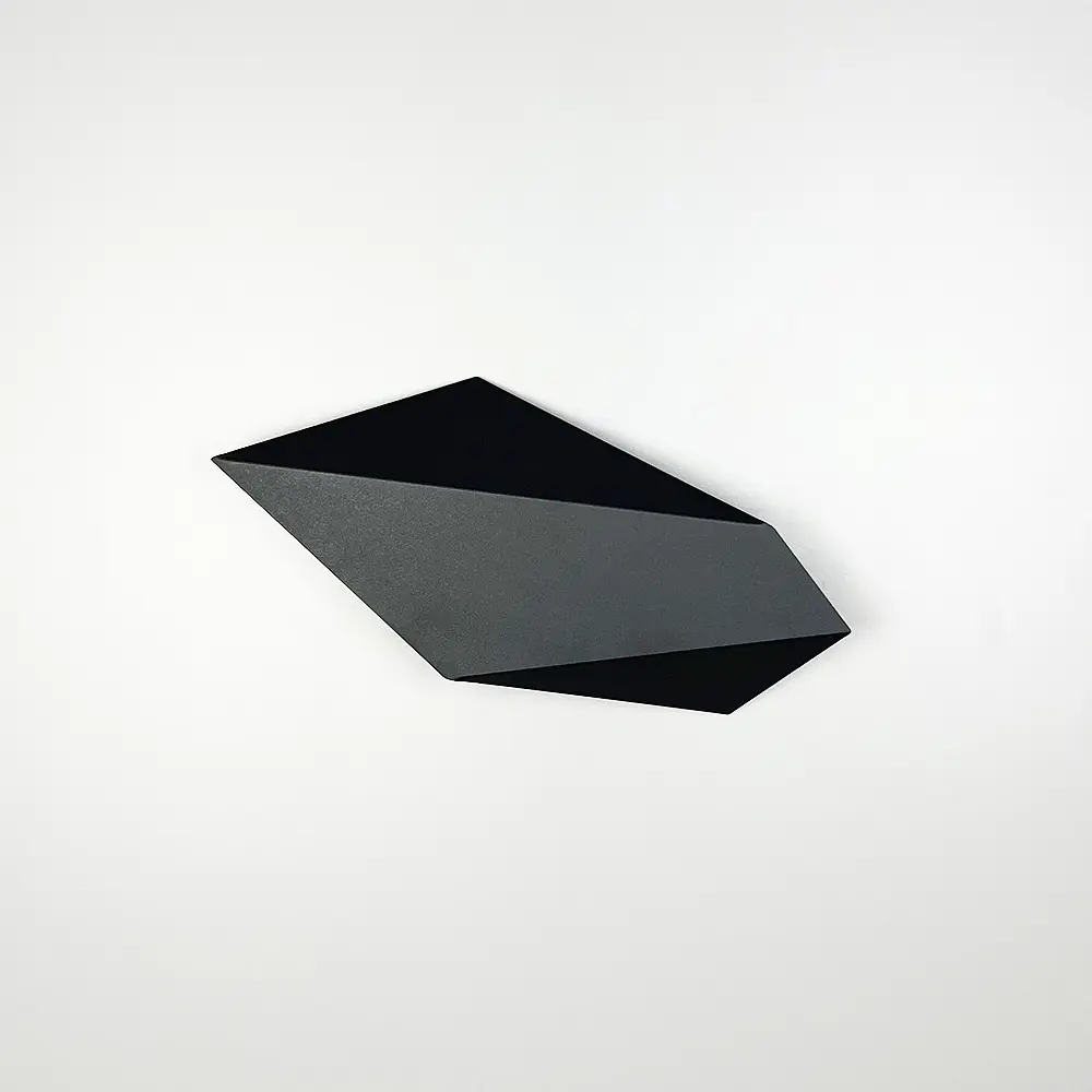 Чорне геометричне бра 35х23х6 см Line F Арт. W 59/1 LED  - фото 2