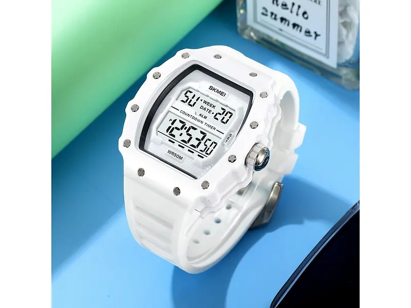 Чоловічий наручний годинник 2296WT White Skmei acs0030041 - фото 6