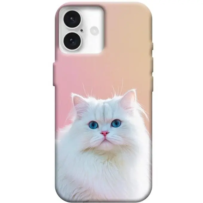 Чохол Demsky Pastel kitty для Apple iPhone 16 Plus (6.7)