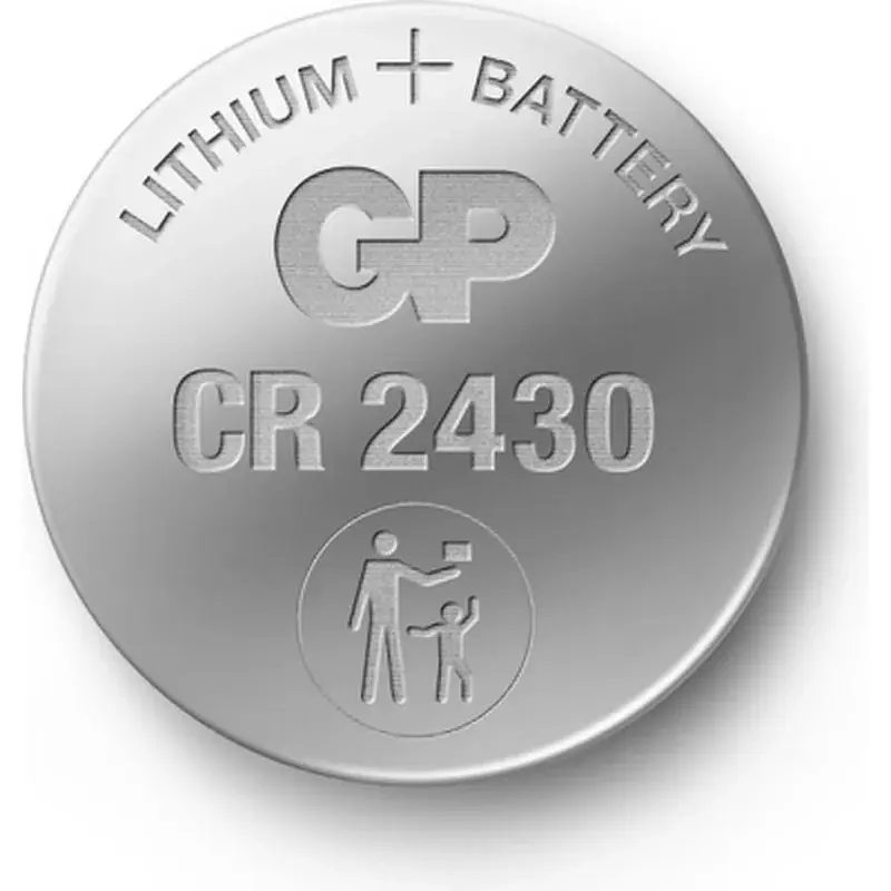 Батарейка Gp CR2430 Lithium 3.0V * 1 (відривається) (CR2430-8U5 / 4891199001154) - фото 2