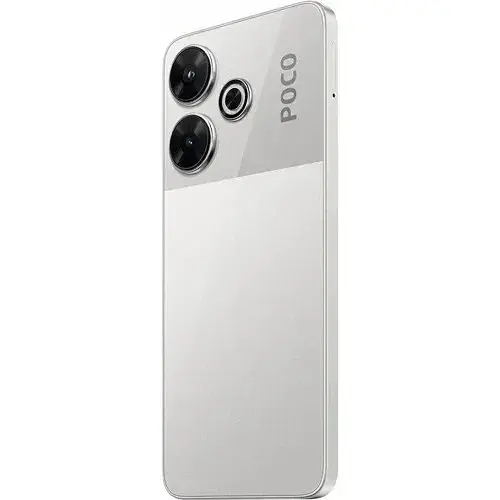 Смартфон Xiaomi Poco M6 4G 6/128GB Silver (Global Version) NFC - фото 3