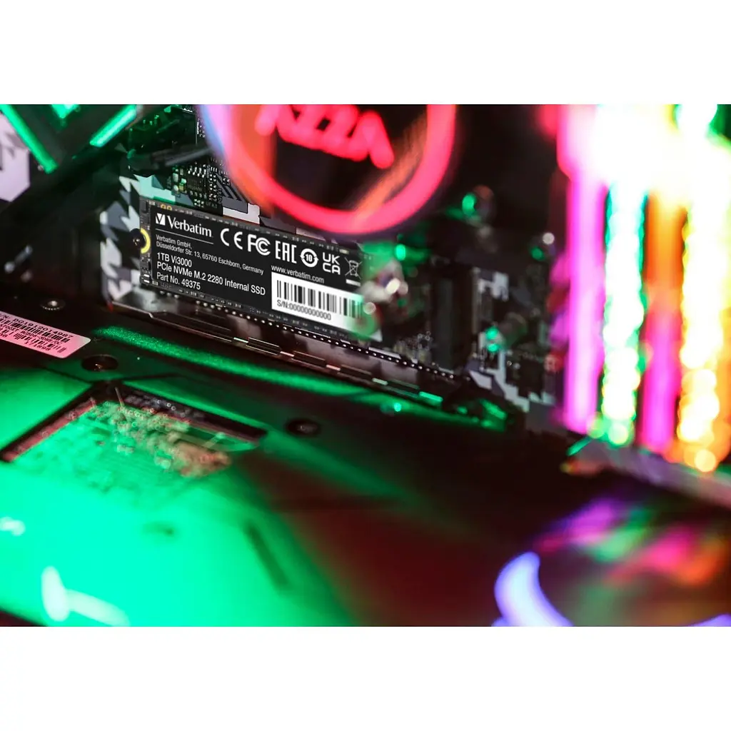 Накопичувач SSD Verbatim m.2 NVMe 1TB Vi3000 PCIe 3.0 (49375) - фото 4