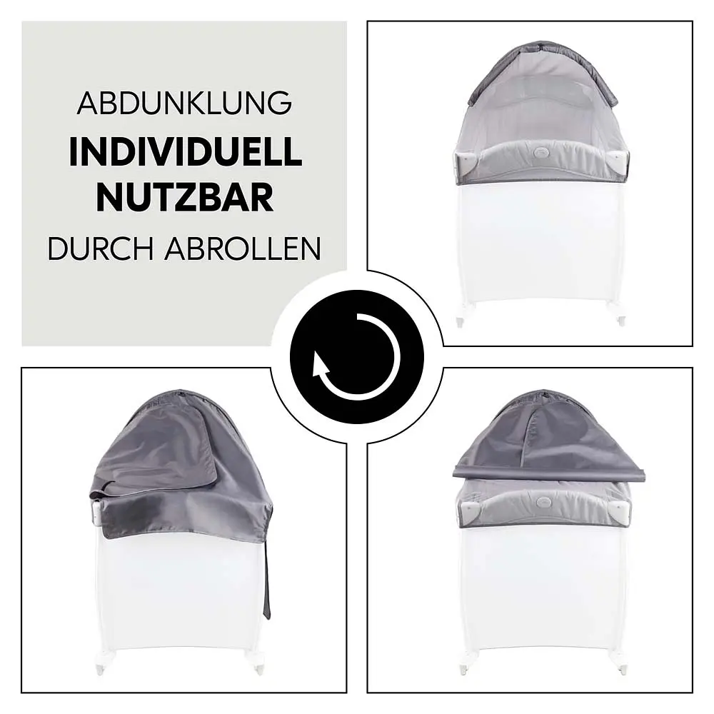 Сітка для дитячого манежу Hauck Travel Bed Canopy Grey, сіра (59920-4) - фото 5
