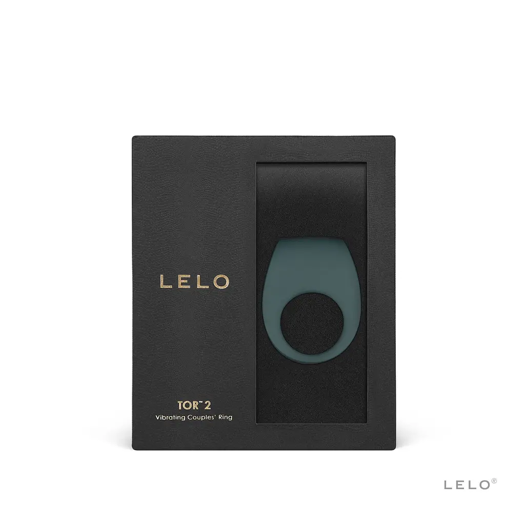 Ерекційне кільце з вібрацією LELO Tor 2 Green - фото 6