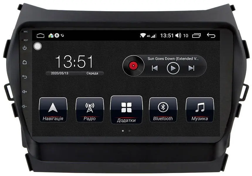 Автомагнітола штатна 9 Android 10.1 XPRO для Hyundai Santa Fe 2012-2014 / IX45 2013-2017 (MER-14149_6215) - фото 4