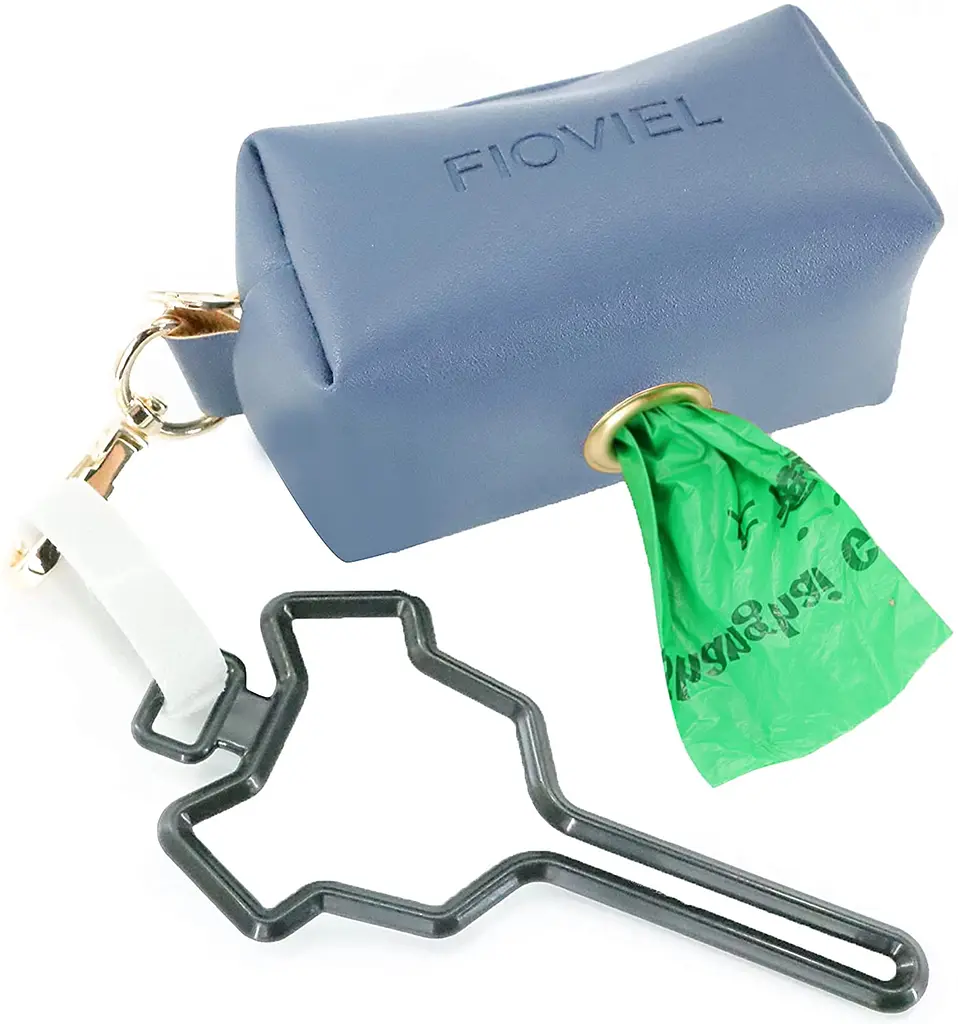 Диспенсер для біопакетів Fioviel dog poop bag dispenser синій - фото 2