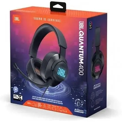 Навушники JBL Quantum 400 повнорозмірні провідні чорні (JBLQuantum400BLK) - фото 3