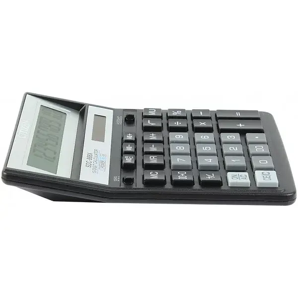 Калькулятор Citizen 12-розрядний чорний SDC-888XBK - фото 2