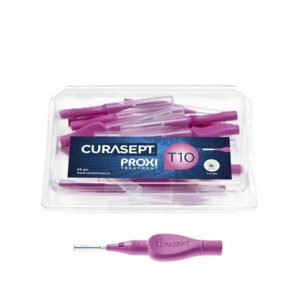 Міжзубний йоржик Curasept Proxi T10, ISO2 (1,0 мм, фуксія), 25 шт - фото 3