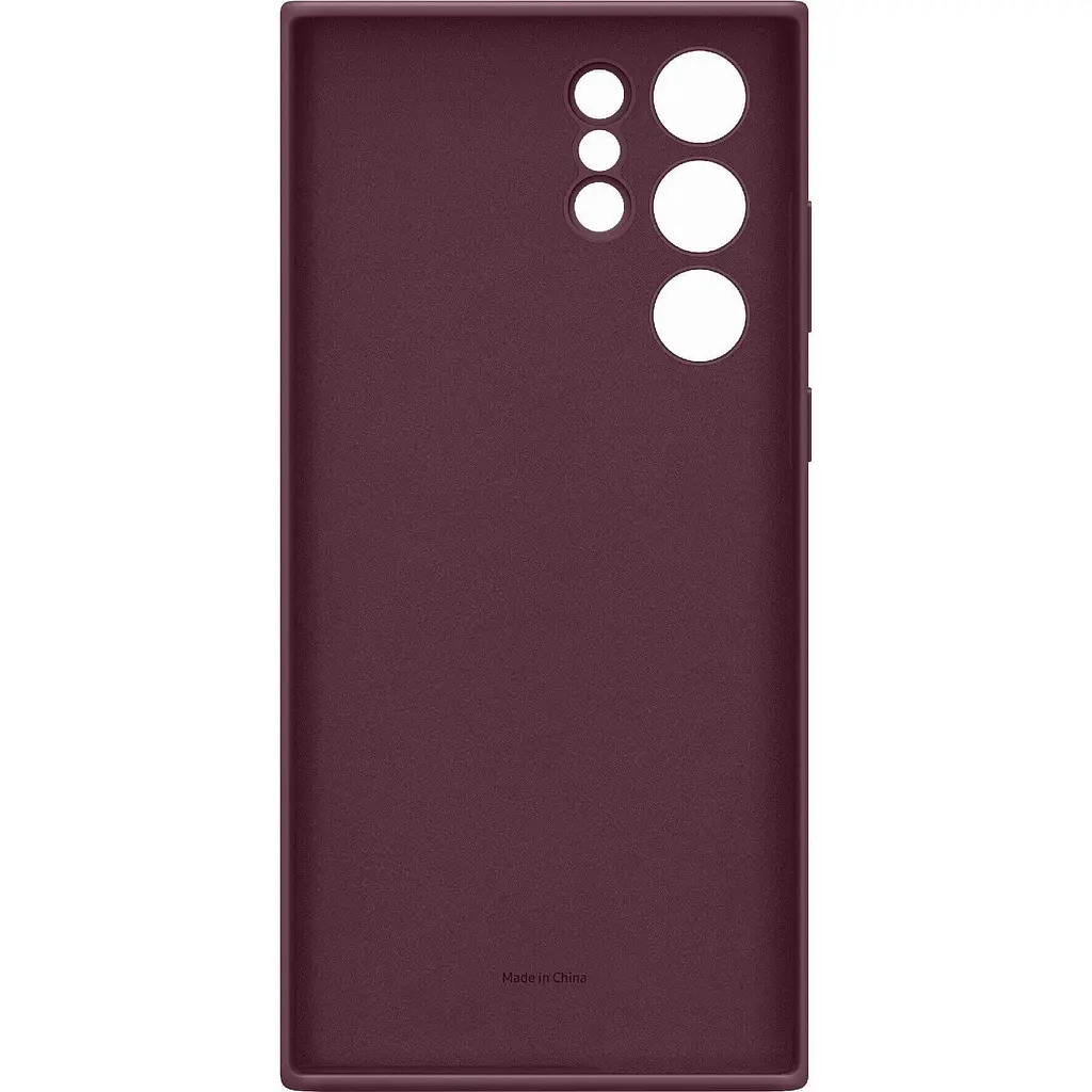 Силіконовий чохол Samsung Silicone Cover для Samsung Galaxy S22 Ultra (S908) (S908) Burgundy EF-PS908TEEGRU - фото 5