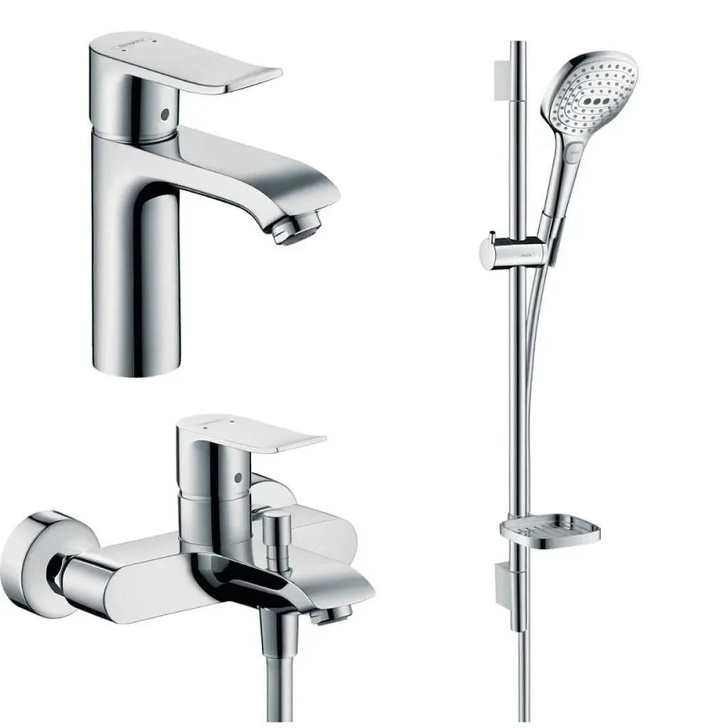Змішувач для ванни Hansgrohe Metris New одноважільний хром (31480000) - фото 2