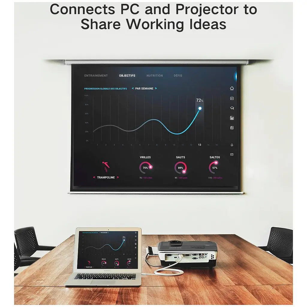 Кабель мультимедійний miniDisplayPort M to HDMI M 1.5m MD101 4K black Ugreen (20848) - фото 12