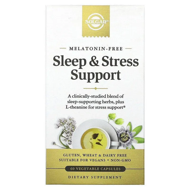 Підтримка сну та зниження стресу Solgar Sleep & Stress Support 60 капсул - фото 2