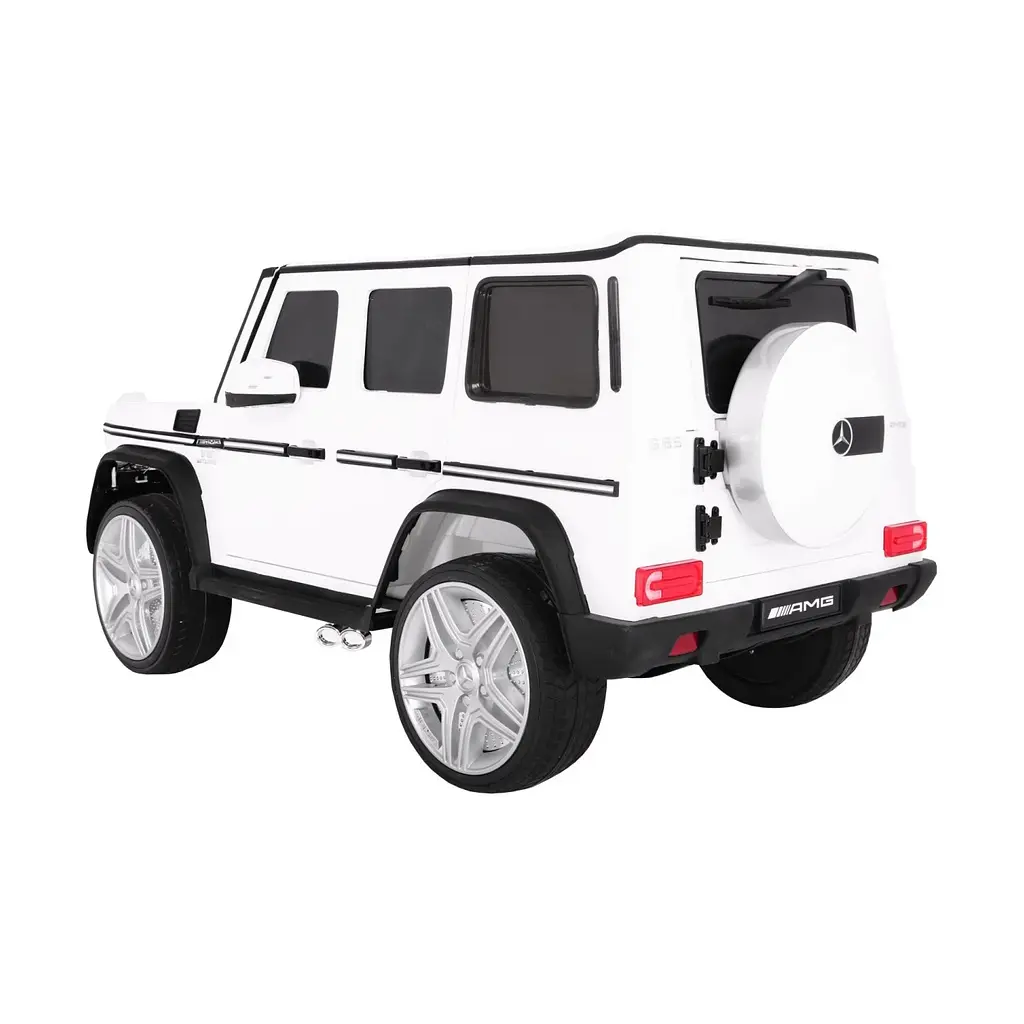Электромобиль Ramiz Mercedes AMG G65 лакированный 12 В на пульте управления, White (PA.G65.EXL.BIA) - фото 19