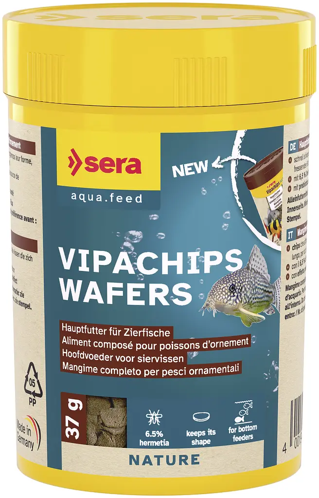 Корм для донних риб Sera Vipachips Nature в чіпсах 100 мл (37 г) 05142