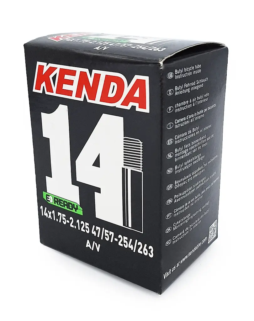 Камера велосипедна / на електросамокат Kenda e-ready 14x1.75/2.125 47/57-254/263 AV 32 мм (G0000860) - фото 3