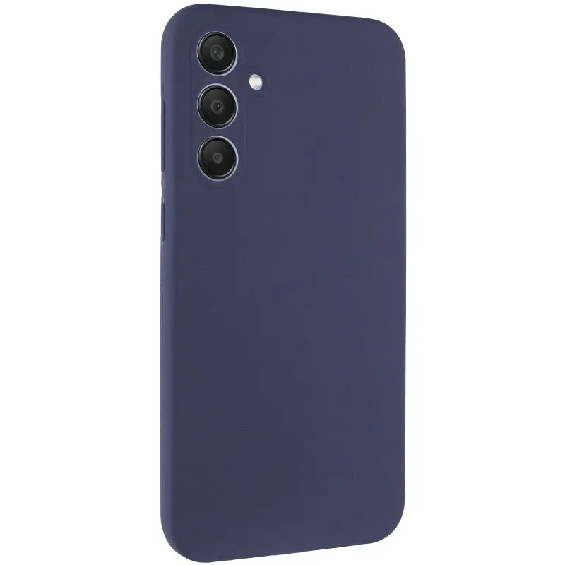 Чохол Lakshmi Silicone Cover Full Camera (AAA) для Samsung Galaxy S25+ Темно-синій / Midnight blue - фото 2