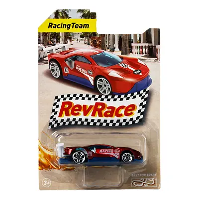 Машинка RevRace Рейсинг красная (6036008647019) - фото 3