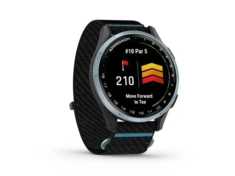 Смарт-годинник Garmin Approach J1 Cloud Blue with Black/Azure Band (010-03898-00) - фото 2
