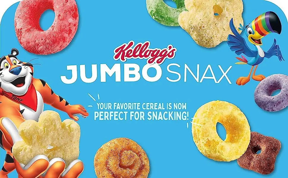 Снеки корисний перекус Cinnabon Kellogg's Jumbo Snax Cereal Snacks 12х12g - фото 4