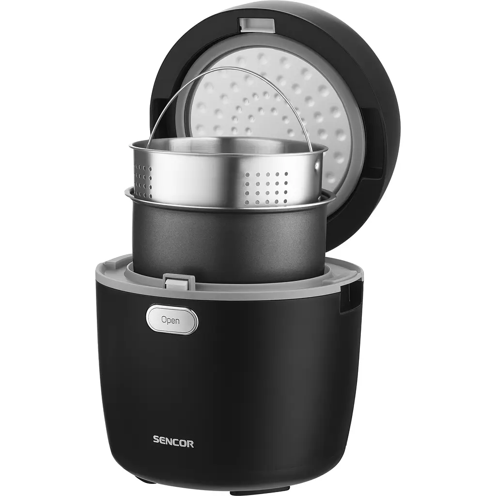 Рисоварка Sencor чорний 0.6 л 350 Вт (SRM0671BK) - фото 6
