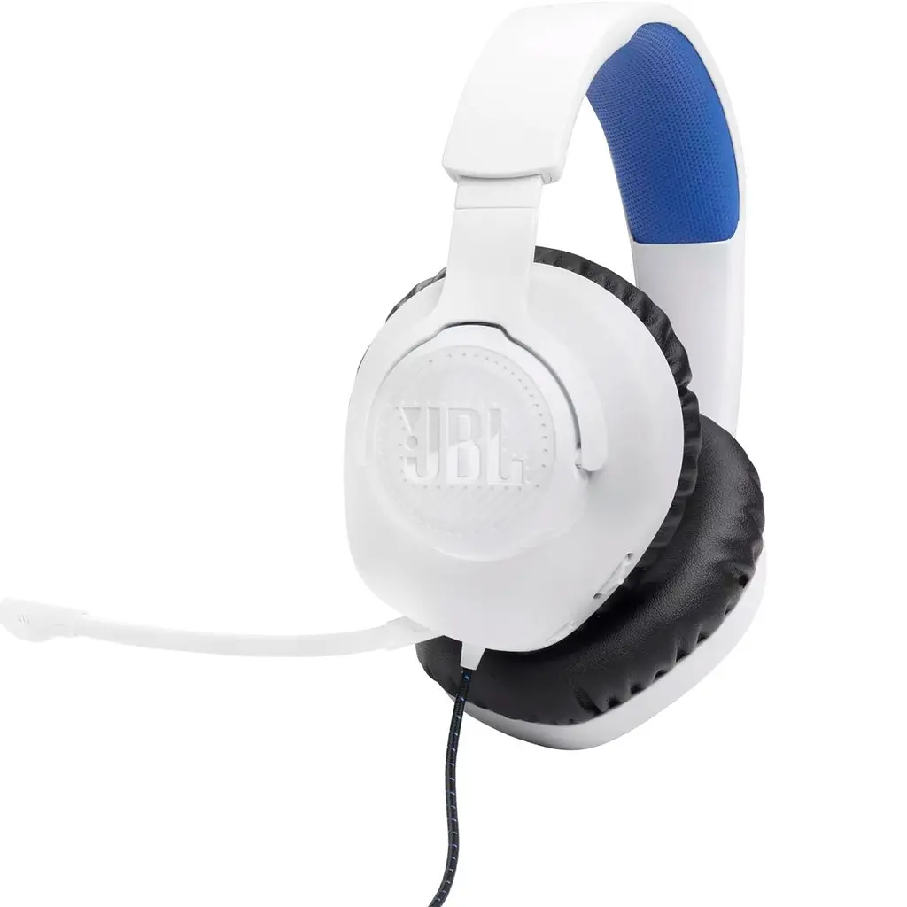 Ігрові навушники JBL Quantum 100P Console White (JBLQ100PWHTBLU) [87210] - фото 2