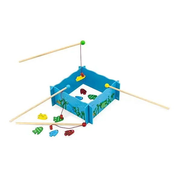 Розвивальна гра Viga Toys Риболовля дерев'яна з магнітними вудками від 2 років - фото 2