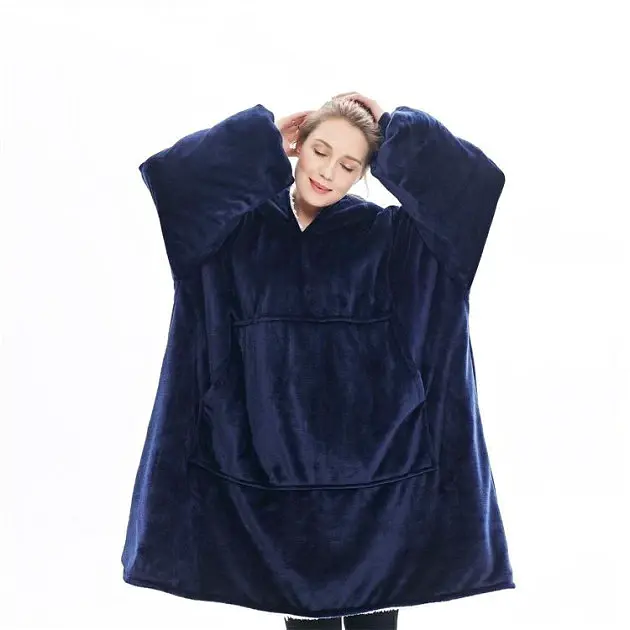 Толстовка-плед з капюшоном Huggle Hoodie двостороння - фото 4