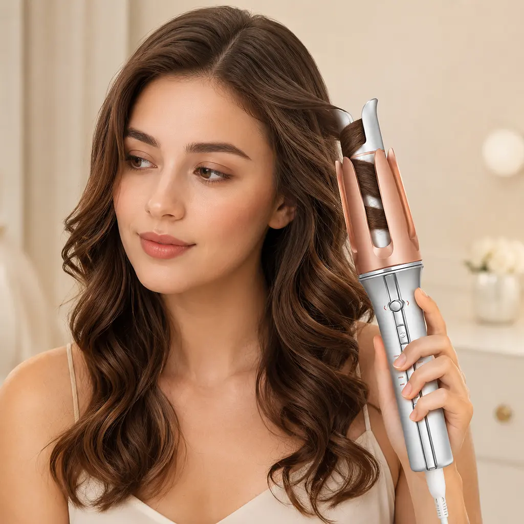 Автоматичний стайлер Sheglam Hair Curler Bella для завивки волосся / Плойка для локонів 3 режими 170–210°C - фото 2