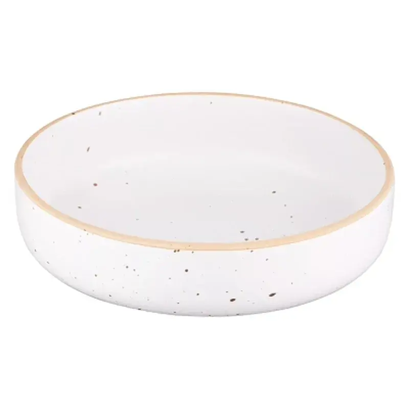 Тарілка ARDESTO Midori, 680мл, 18.5см, кераміка, білий (AR0118MW)