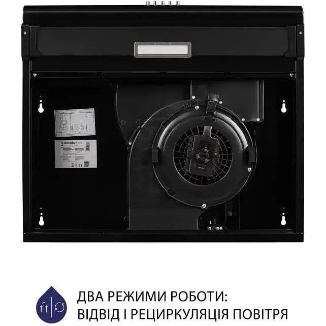 Витяжка Minola HPL 615 BL пласка - фото 6