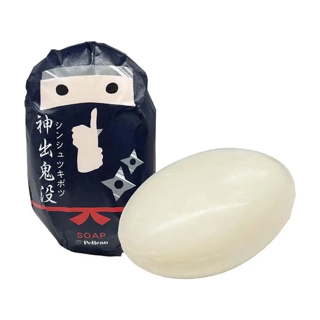 Тверде мило Pelican Ninja Soap з ароматом зеленого чаю 180 г (4976631481883) - фото 2