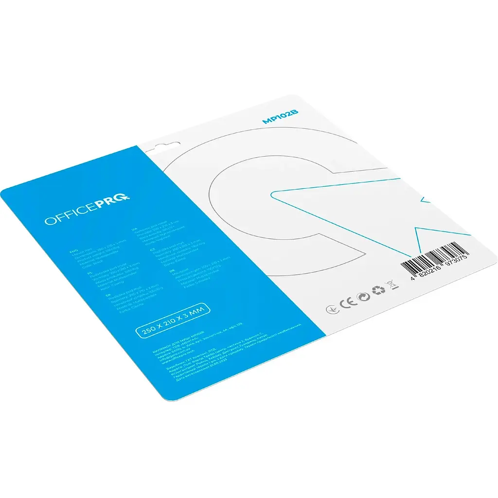 Ігрова поверхня OfficePro чорна (MP102B) - фото 6