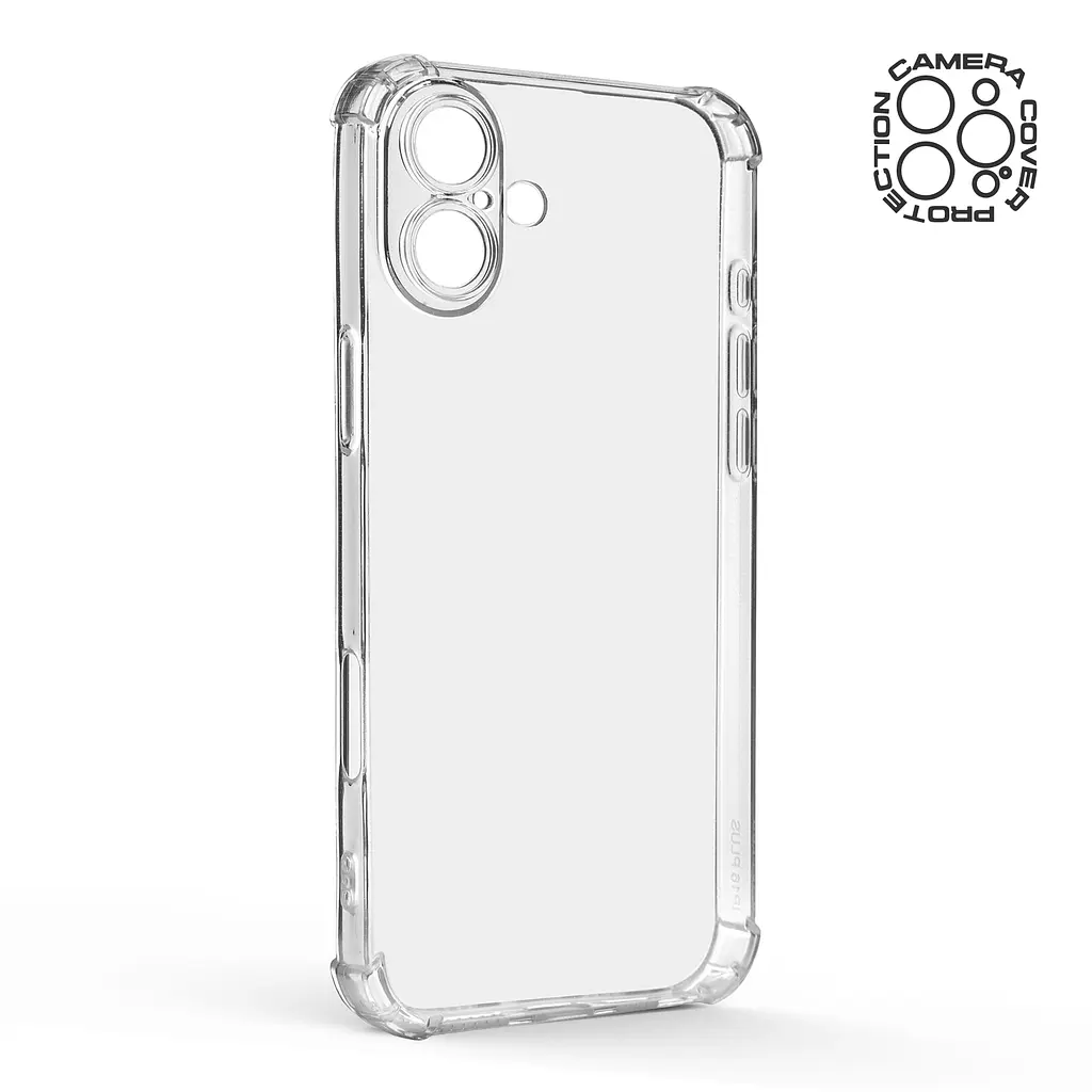 Прозрачный чехол для Apple iPhone 16 Plus с защитой камеры и усиленными бортами, тонкий, силиконовый, бесцветный, ударопрочный, противоударный бампер с закрытой камерой, ArmorStandart (ARM78501) - фото 2