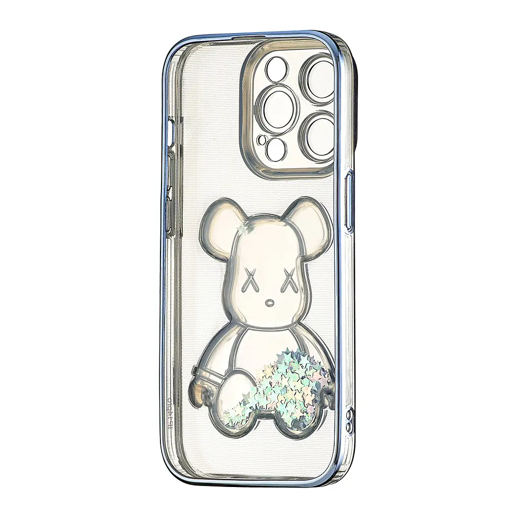 Чохол Shining Bear Case iPhone 13 Pro Max Blue - фото 3