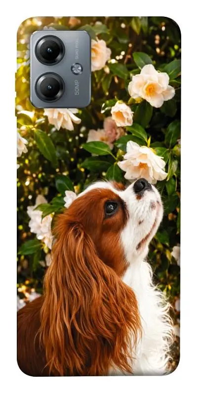 TPU чохол Demsky Flower spaniel для Motorola Moto G14