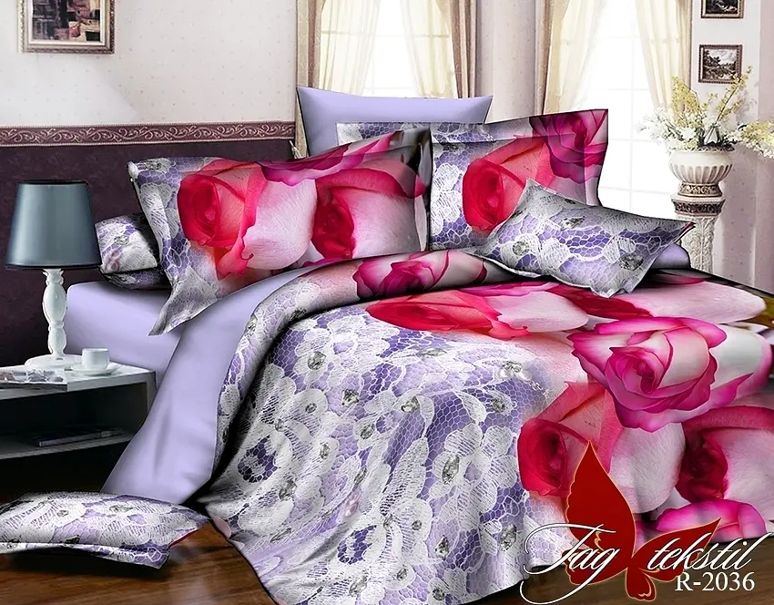 Комплект постільної білизни 1,5-спальний TAG tekstil pbe0026776