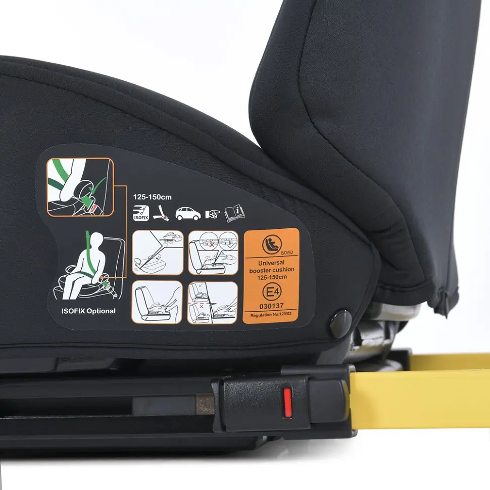 Автокрісло-бустер ME 1112 i-GO Black із кріпленням Isofix - фото 5