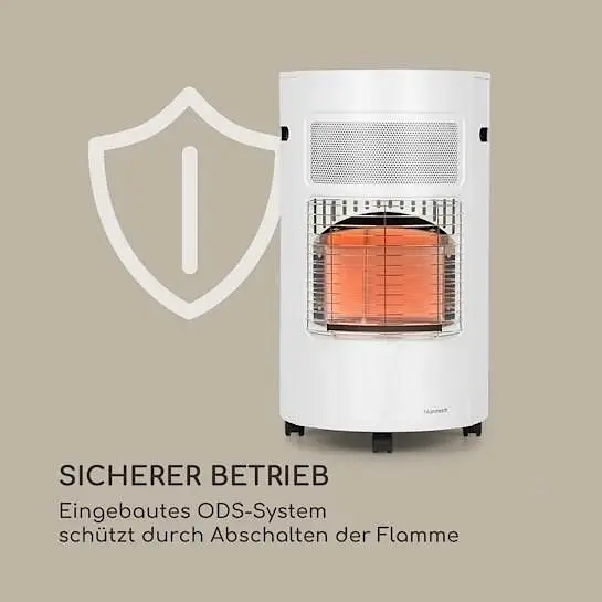 Газовый отопитель керамический Blumfeldt Bonaparte 4200 Вт (10035031) - фото 9