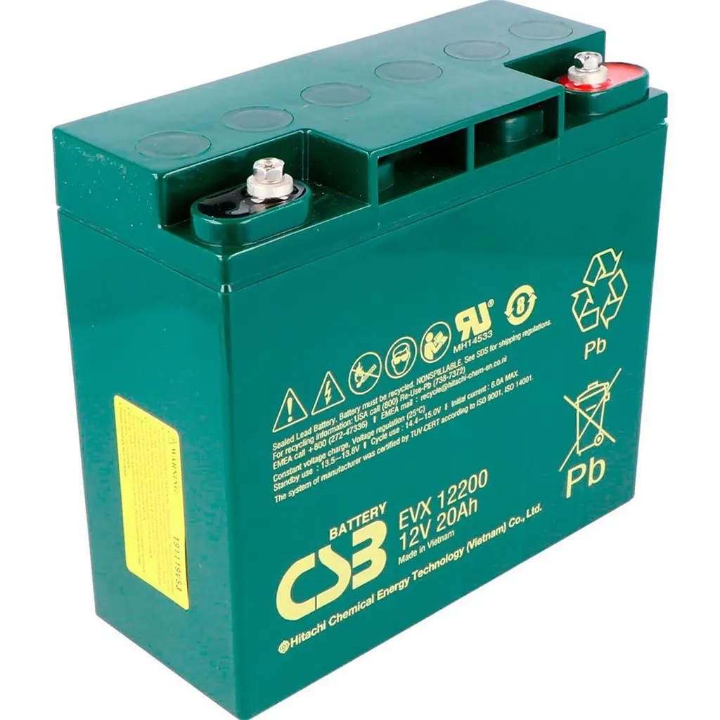 Акумулятор CSB AGM 12V [12V/20Ah/240Wh] [EVX12200] [112310] - фото 3