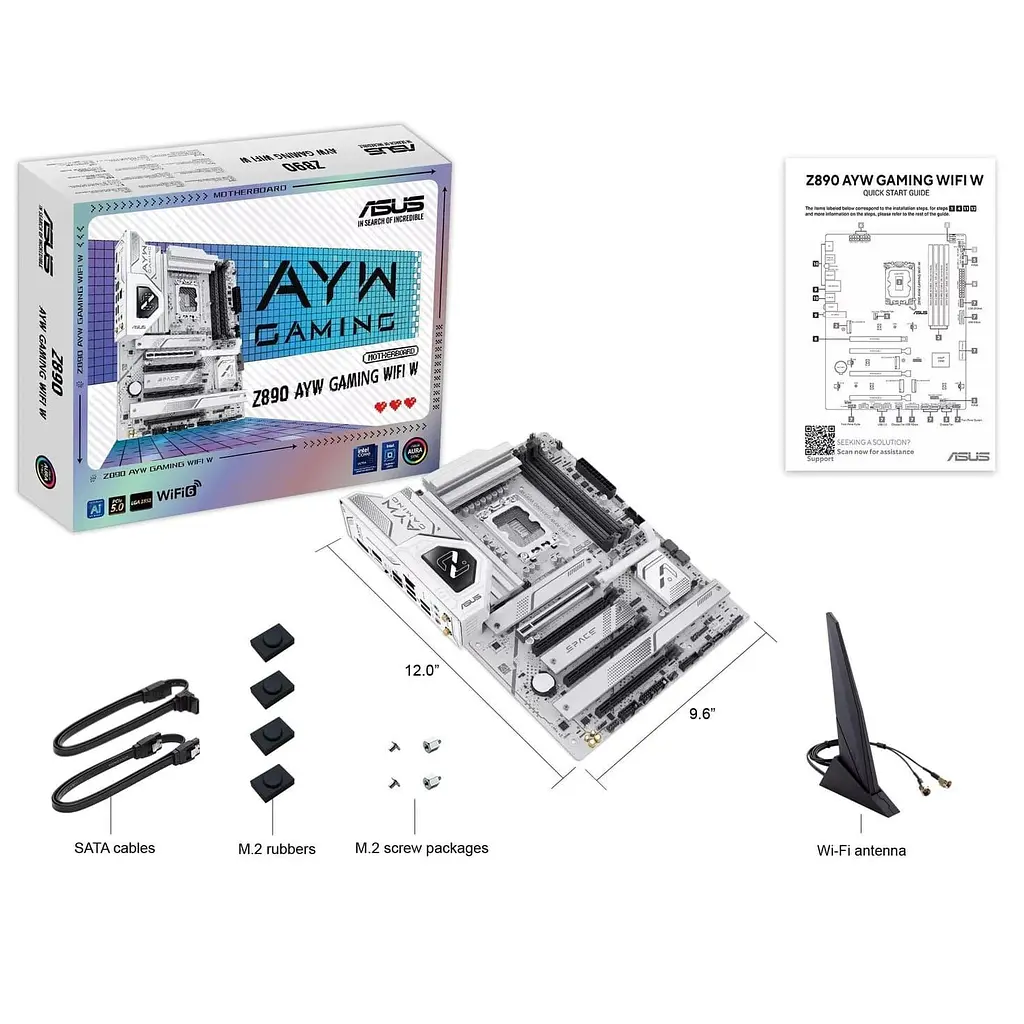 Материнська плата ASUS Z890 AYW GAMING WIFI W (90MB1I60-M0EAY0) (Socket 1851, Intel Z890, ATX) Б/в - фото 8