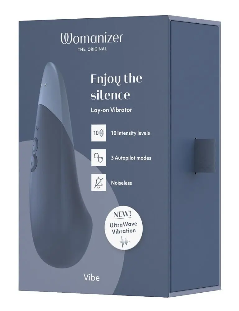 Мінівібратор Womanizer Vibe Dark Blue, 3 авторежими + 10 рівнів інтенсивності - фото 8